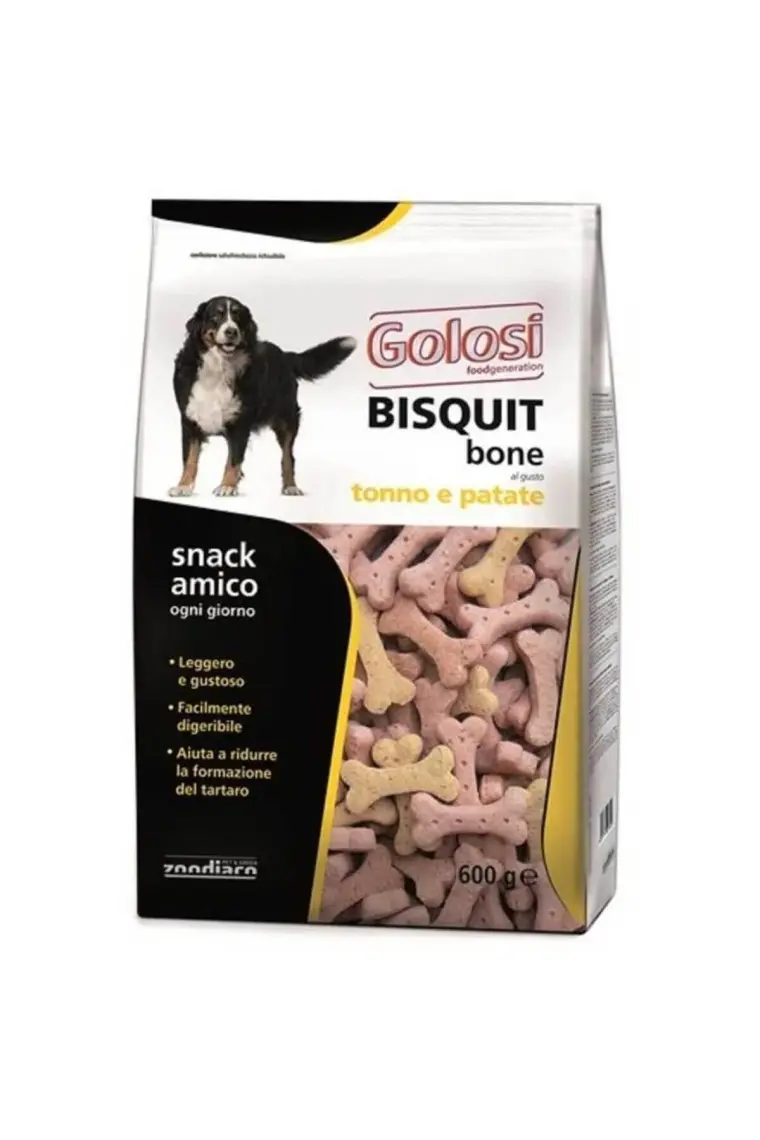 Golosi Bisquit Bone Patatesli ve Tonbalıklı köpek Ödül  600gr