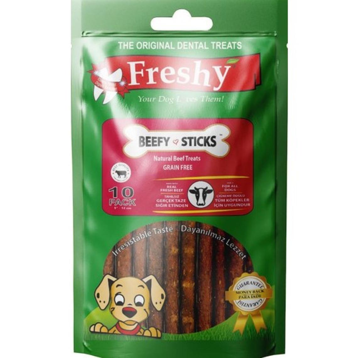 Freshy Beefy Sticks Gerçek Sığır Etli Köpek Ödül 10'lu