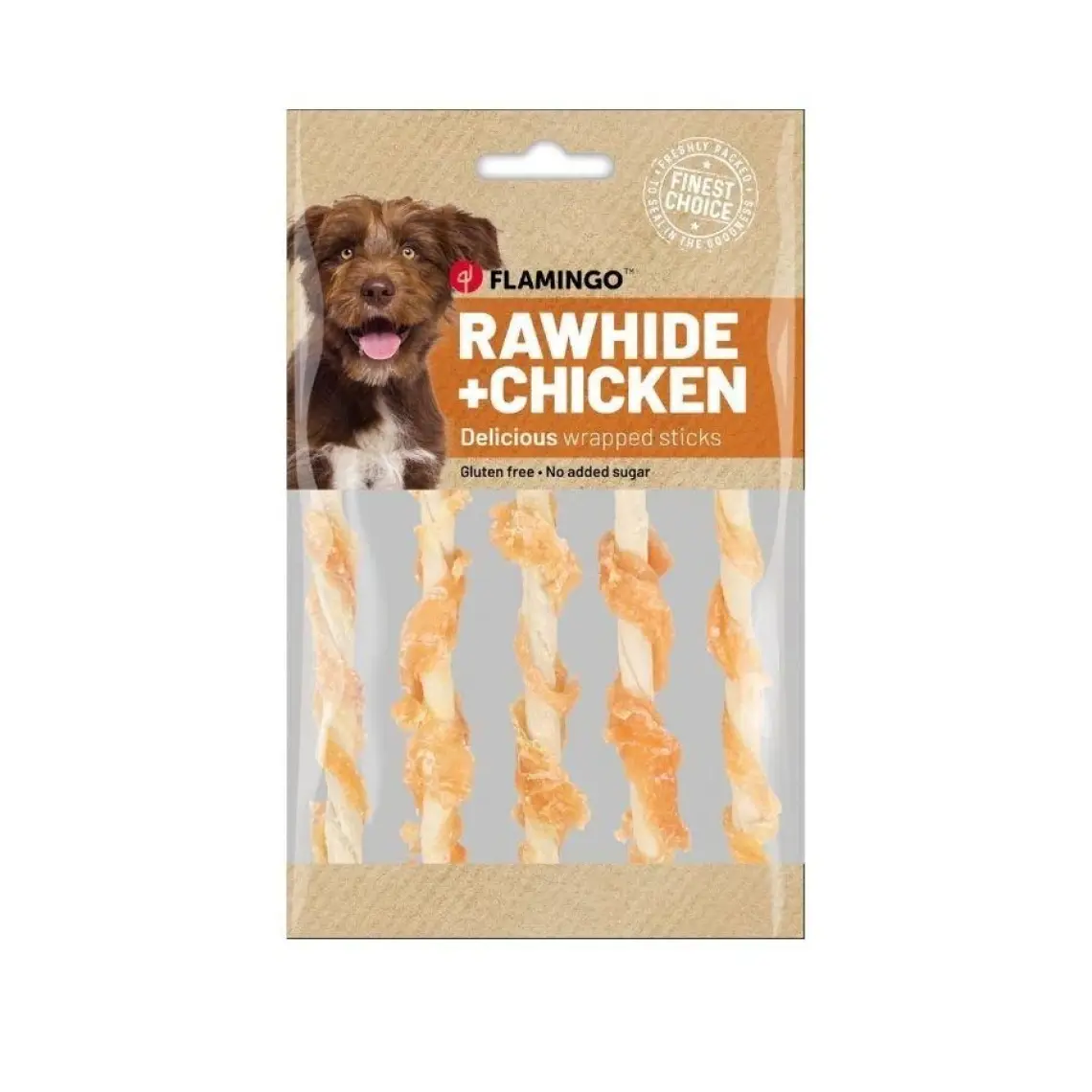 Flamingo Chicken Wrapped Sticks Tavuk Etli Glutensiz Köpek Ödül M