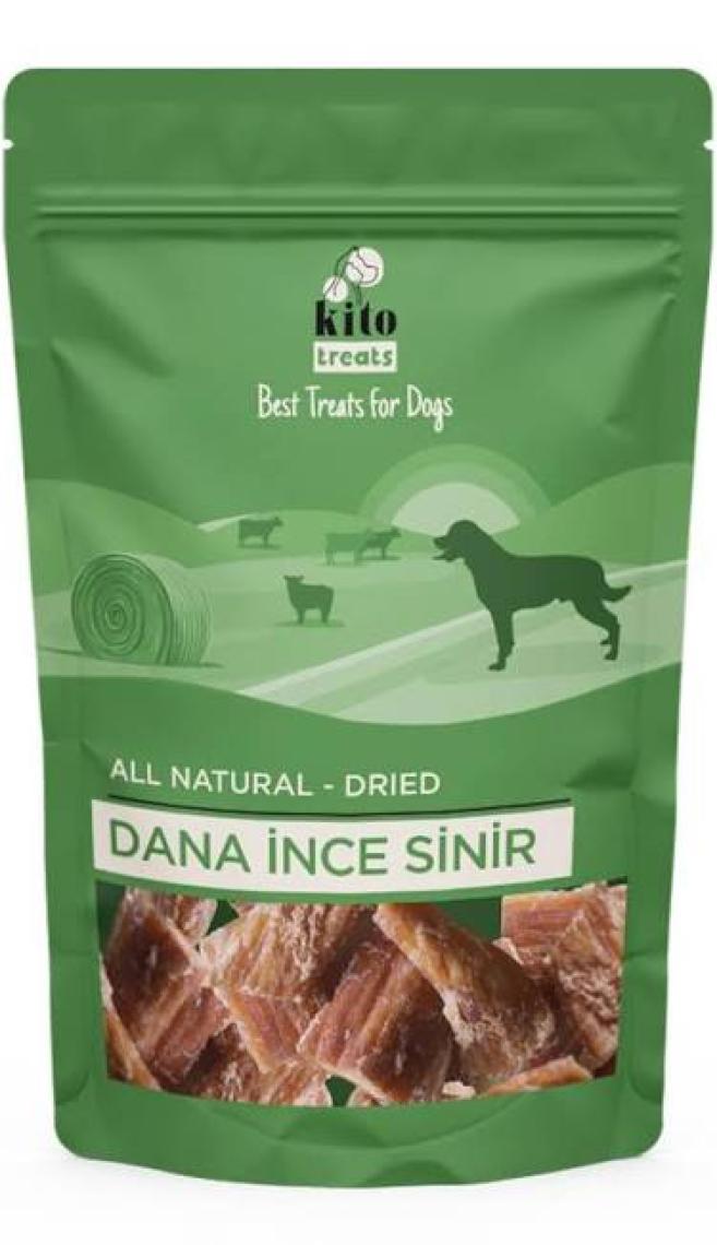 Kito Dana İnce Sinir Çiğnemelik Köpek Ödül Maması %100 Doğal, Glutensiz, Organik 100 gr