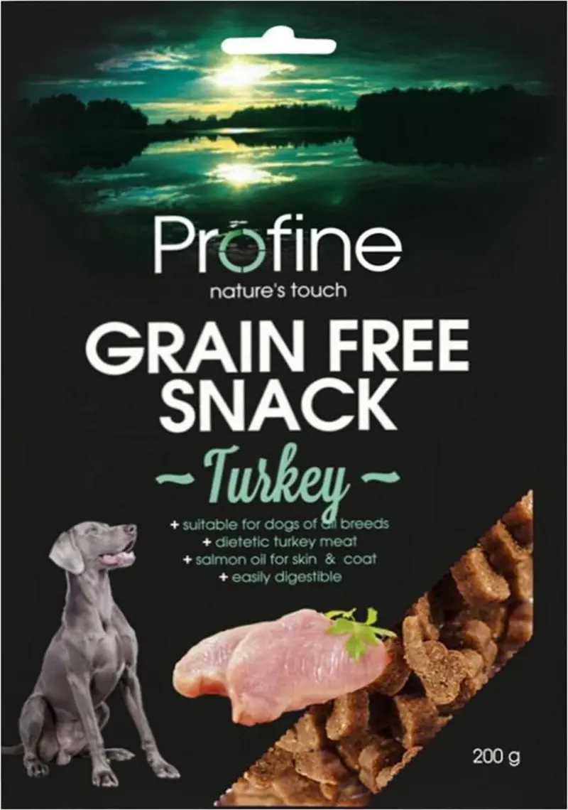 Profine Grain Free Yarı Nemli Tahılsız Hindi Etli Leziz Köpek Ödülü 200 Gr fd*
