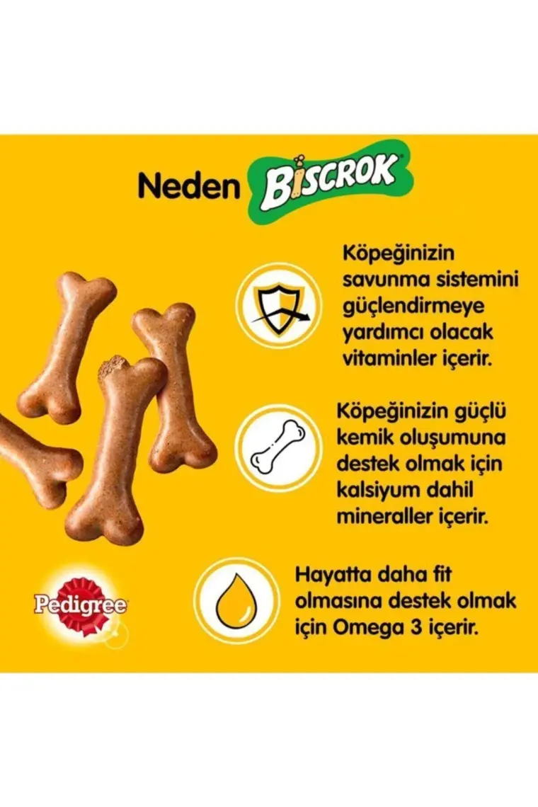 Pedigree Biscrok Köpek Ödül Bisküvisi 500 Gr.