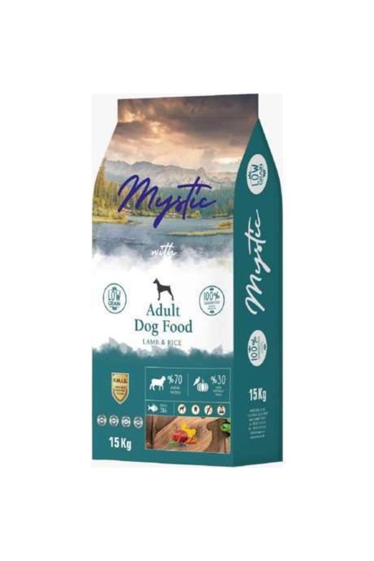 Mystic Az Tahıllı Kuzu Etli 15 kg Yetişkin Köpek Maması