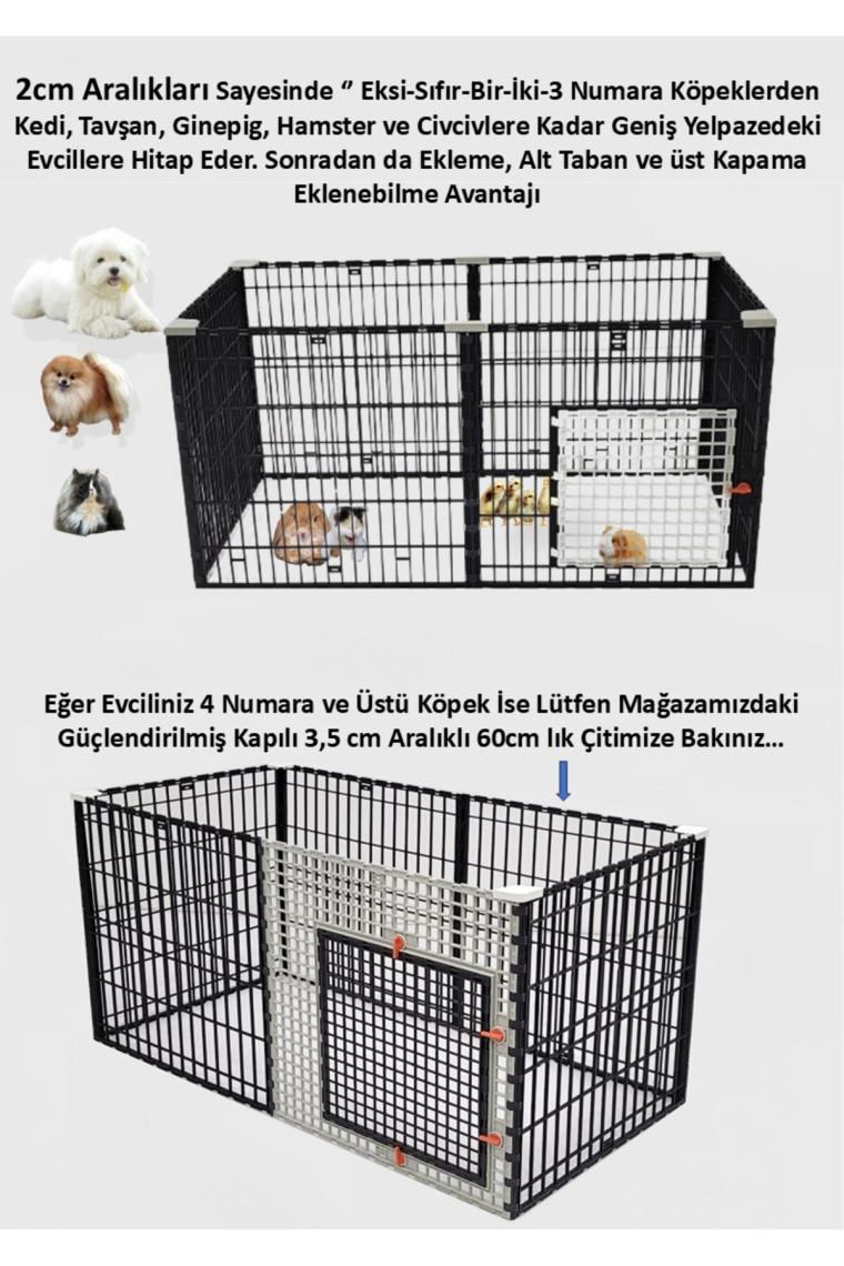LEGANEST 100CM x 50CM x 50CM Ultra Sağlam Kedi Köpek Tavşan Çiti