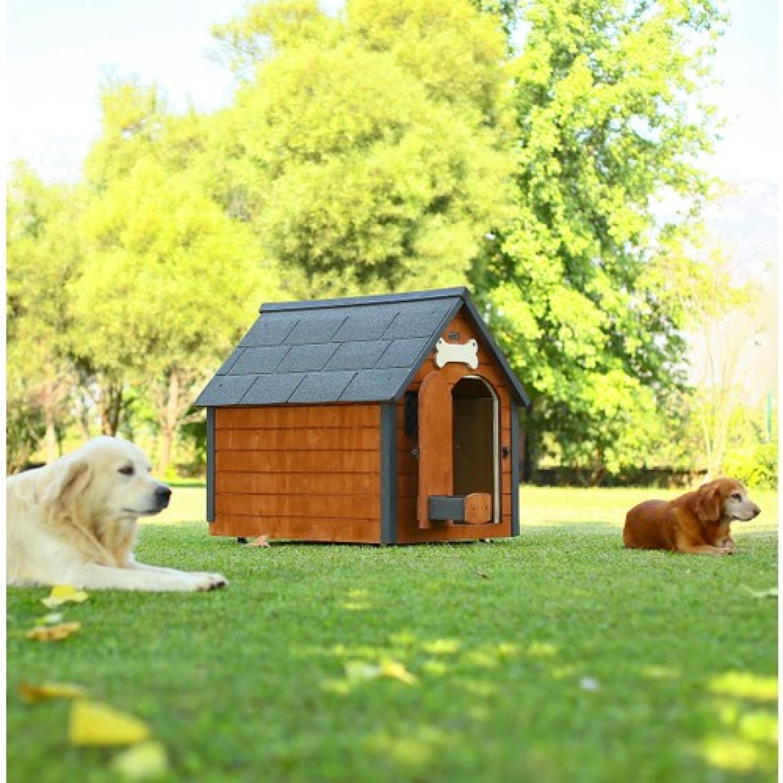 Mandu Isı Yalıtımlı Ahşap Köpek Kulübesi (Large)