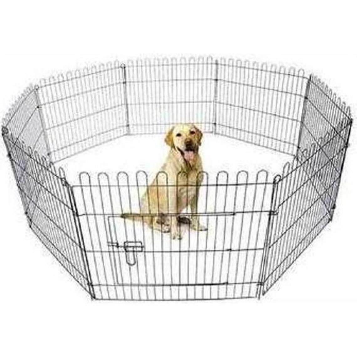 OEM Küçük Irk Köpek ve Tavşanlar Için Panel Çit 61X48CM 8 Parça