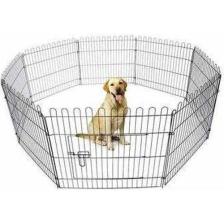 OEM Küçük Irk Köpek ve Tavşanlar Için Panel Çit 61X48CM 8 Parça