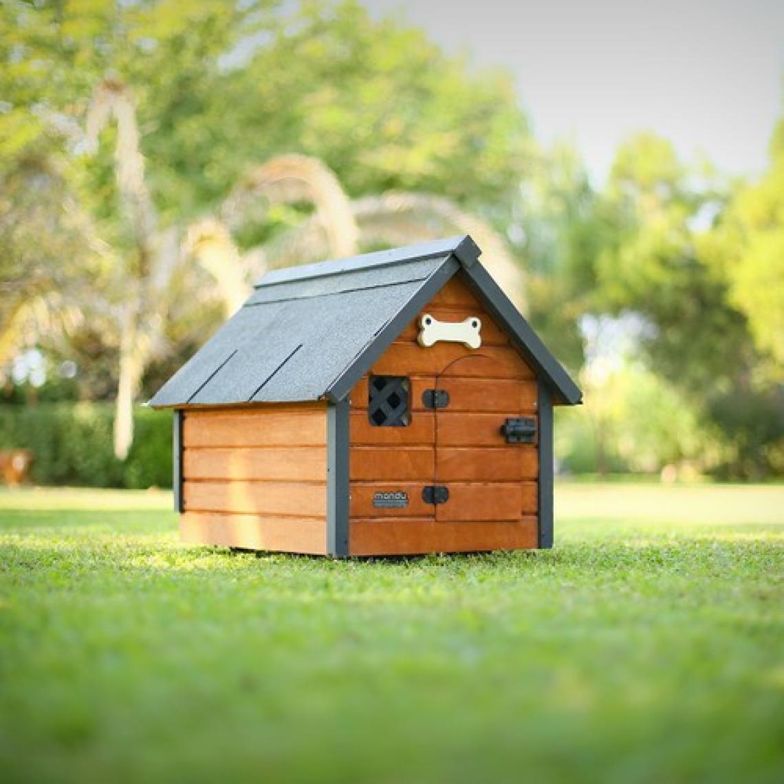 Mandu Isı Yalıtımlı Small Ahşap Köpek Kulübesi