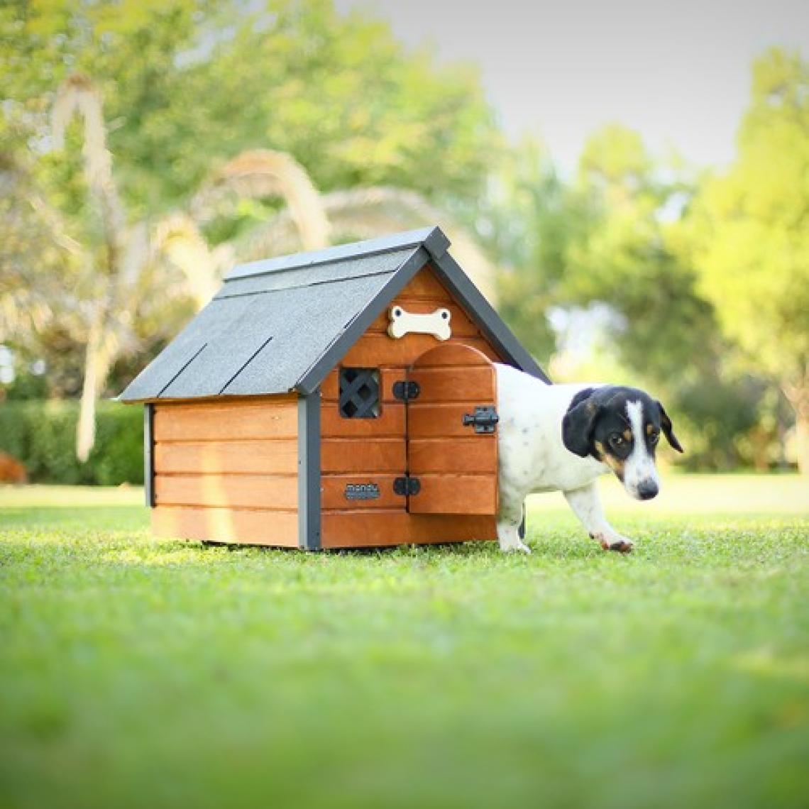 Mandu Isı Yalıtımlı Small Ahşap Köpek Kulübesi