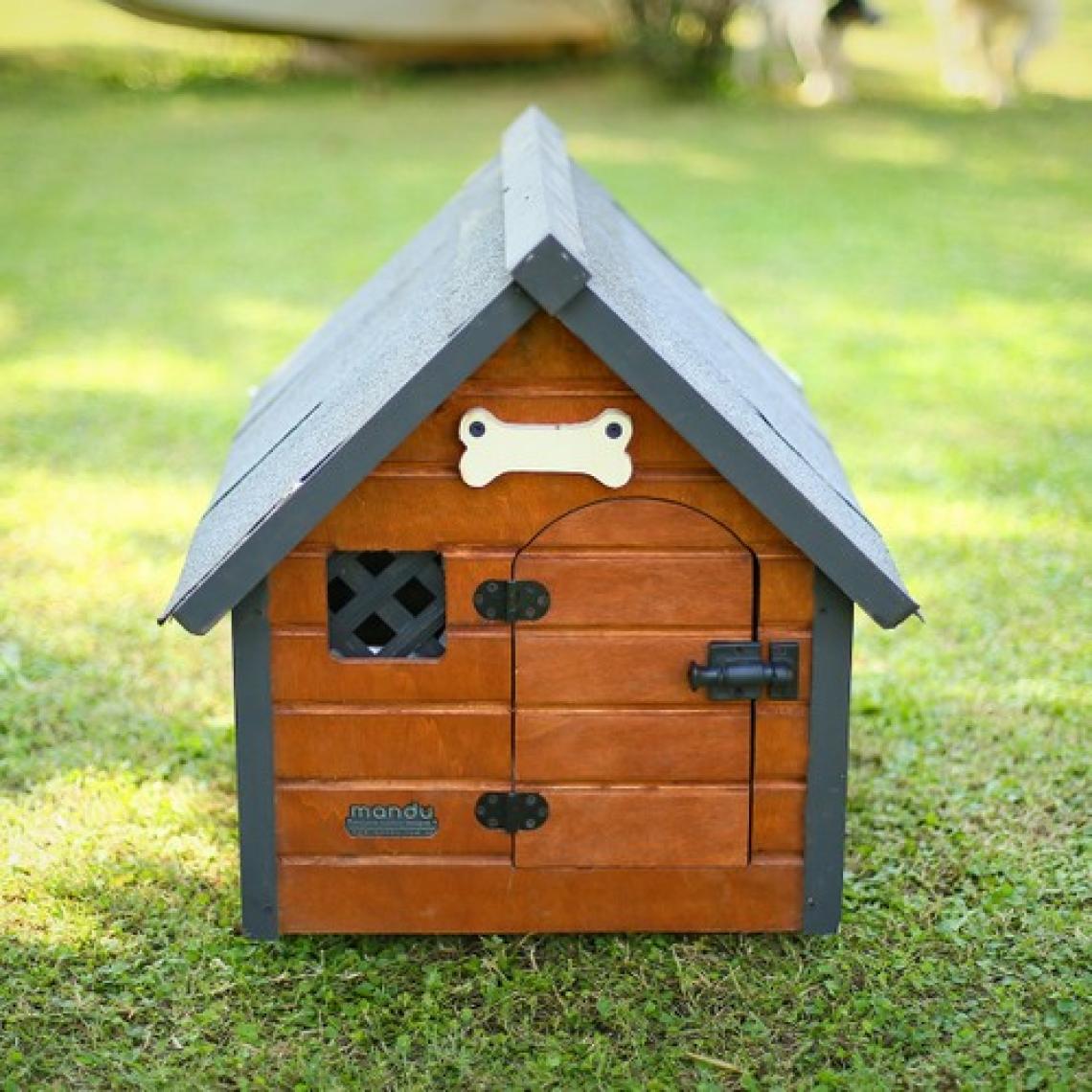 Mandu Isı Yalıtımlı Small Ahşap Köpek Kulübesi