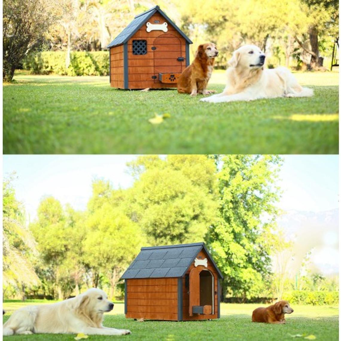 Mandu Isı Yalıtımlı Large Ahşap Köpek Kulübesi