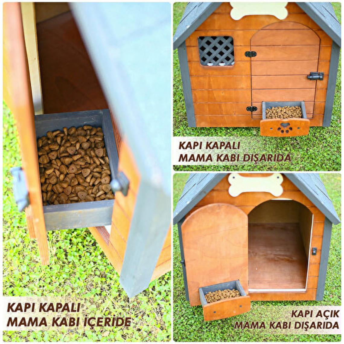 Mandu Isı Yalıtımlı Large Ahşap Köpek Kulübesi