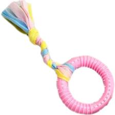 EuroDog Puppy Toys Halka Diş Kaşıma Yavru Köpek Oyuncağı Pembe 19 Cm