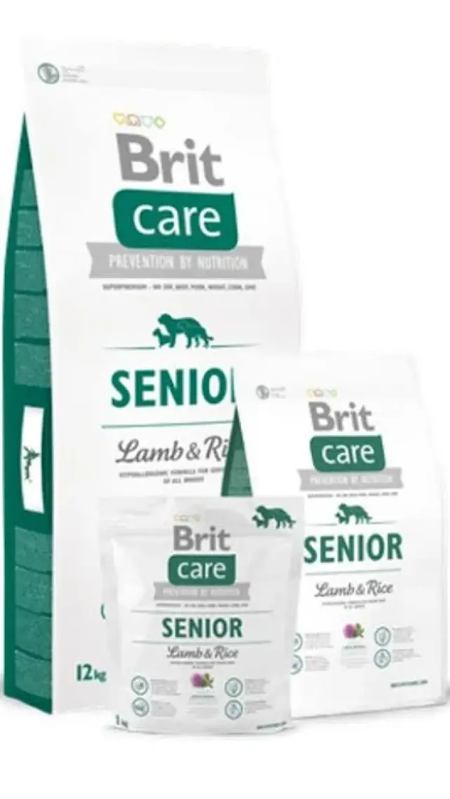 Brit Care Kuzulu Pirinçli Yaşlı Köpek Kuru Maması 12 Kg