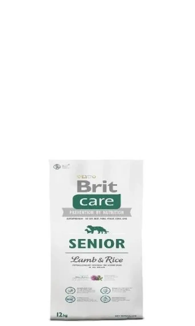 Brit Care Kuzulu Pirinçli Yaşlı Köpek Kuru Maması 12 Kg