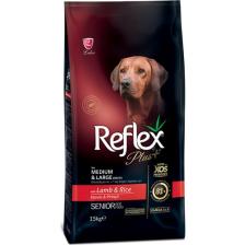 Reflex Plus Kuzu Etli 15 kg Orta Büyük Irk Yaşlı Köpek Maması