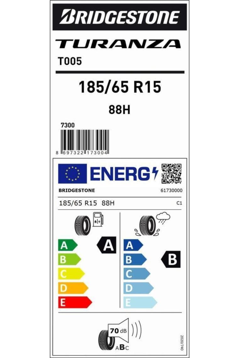 Bridgestone Turanza T005 185/65 R15 88H Yaz Lastiği - 2024