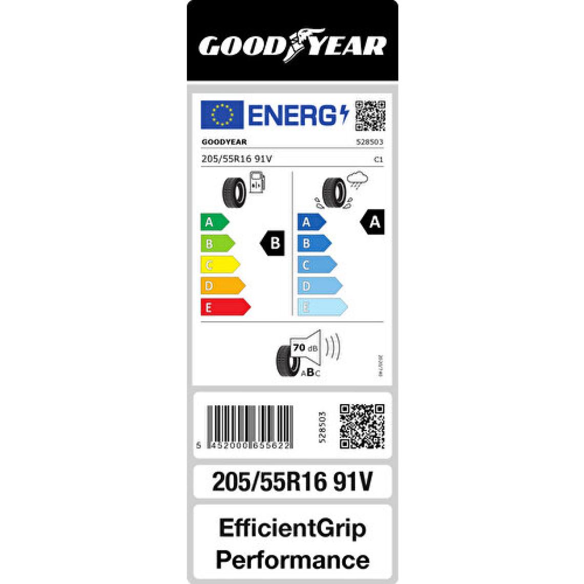 Goodyear EfficientGrip Performance 205/55 R16 91V Yaz Lastiği - 2023