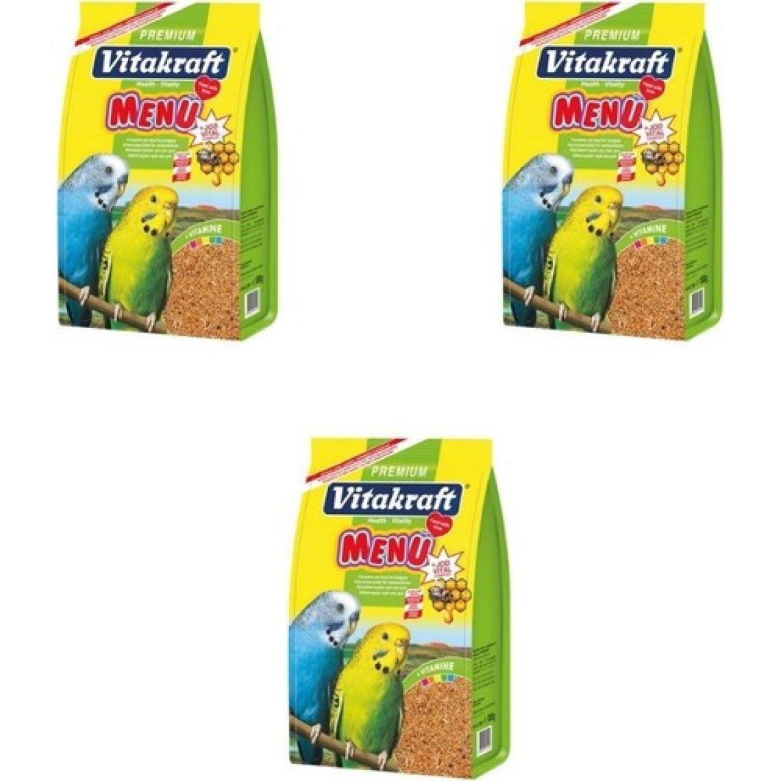 Vitakraft Vital Menu Muhabbet Kuşu Yemi 1000 gr 3 Adet