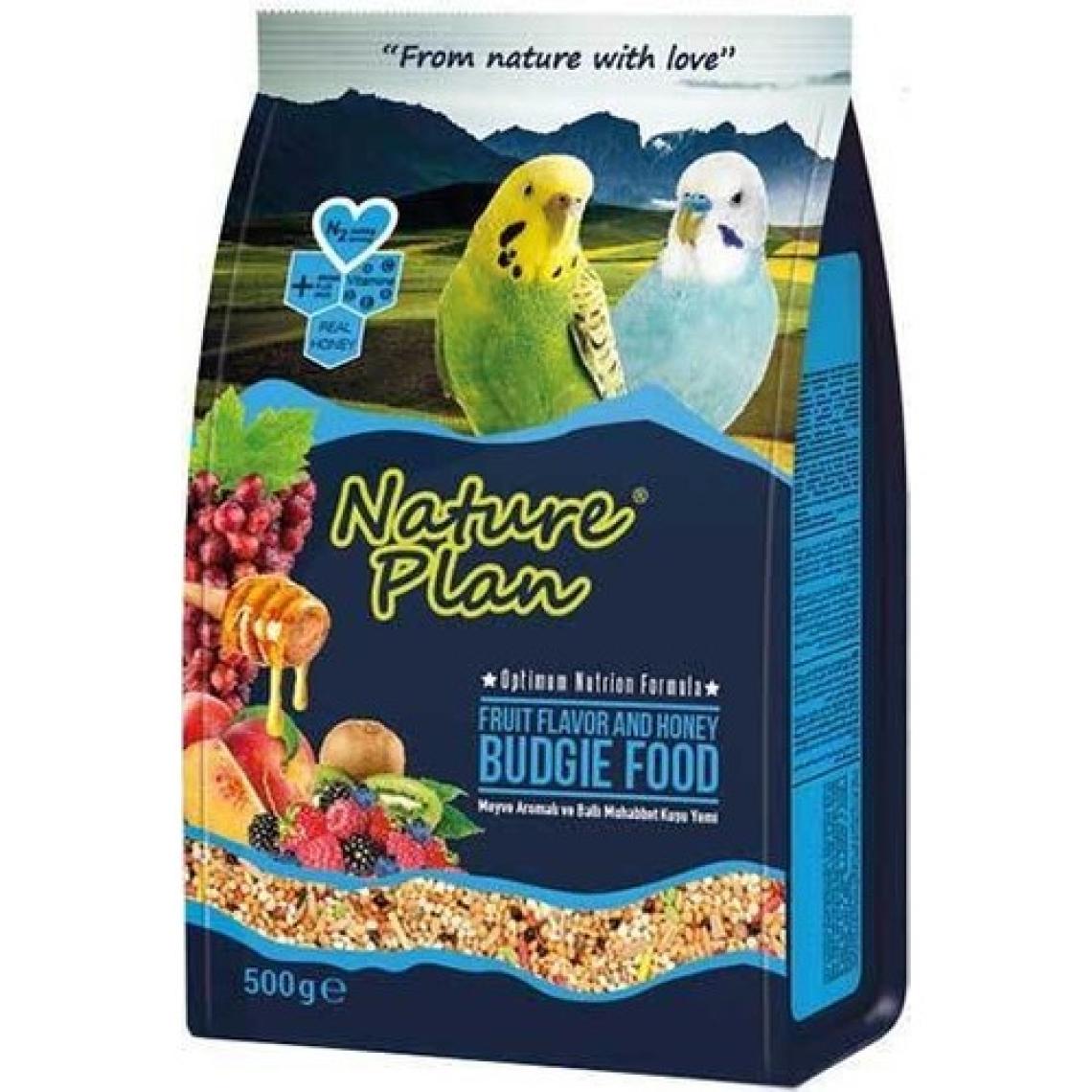 Nature Plan Meyveli Ve Gerçek Ballı Muhabbet Kuşu Yemi 500 Gr
