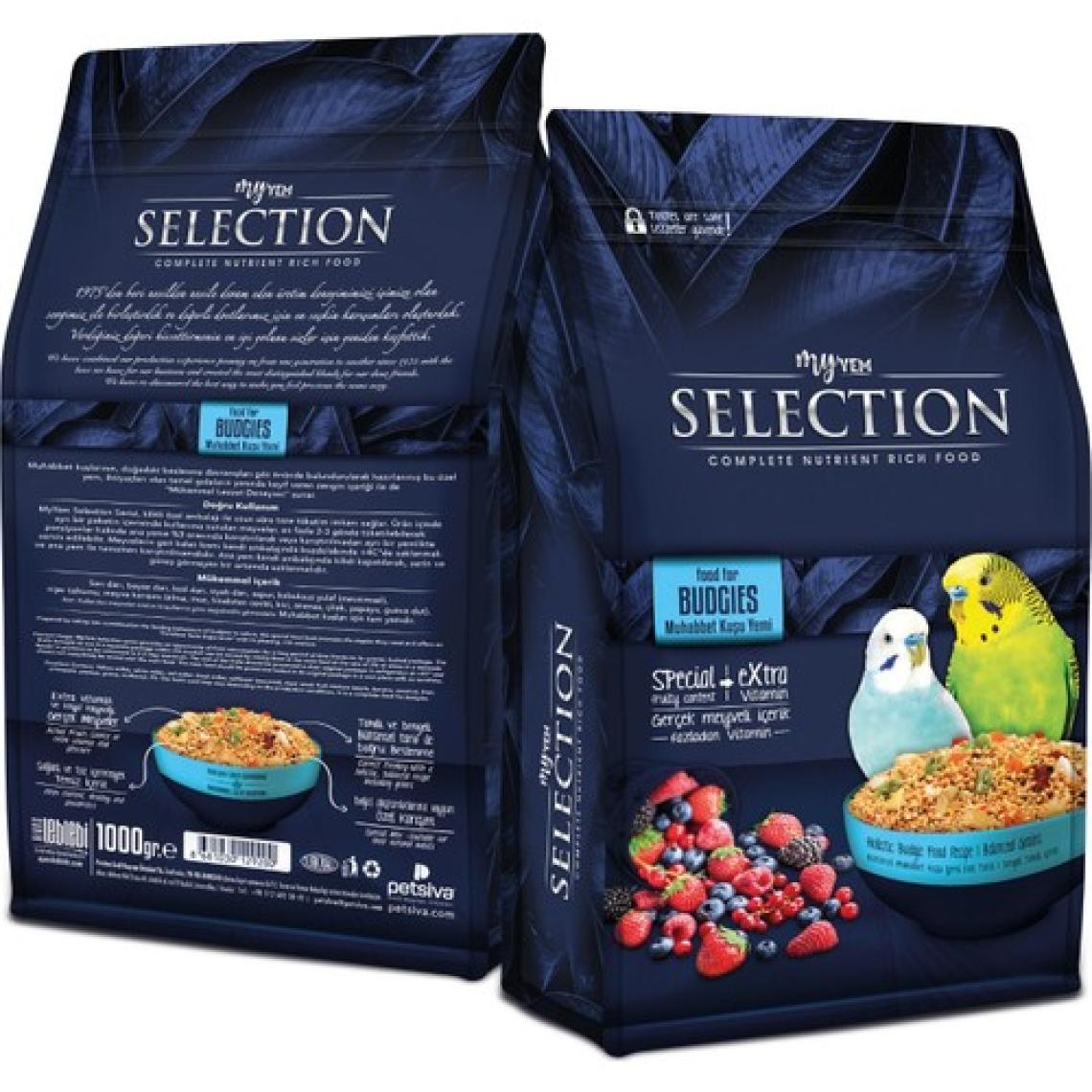 My Yem Selecion Gerçek Meyve Parçalı Muhabbet Yemi 1 kg
