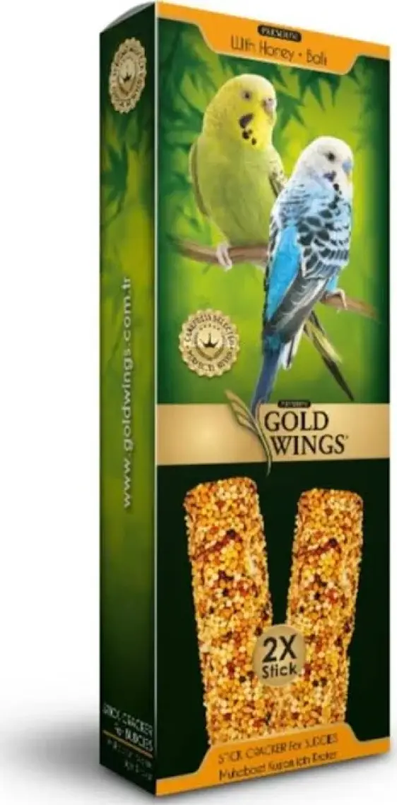 Gold Wings Premium Muhabbet Krakeri Ballı Kutu 2'li Paket
