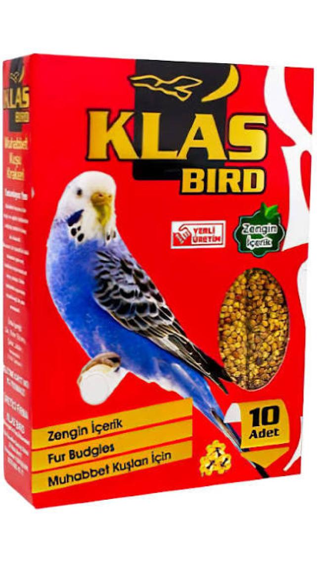 Klas Bird Muhabbet Ballı Kraker 10Lu