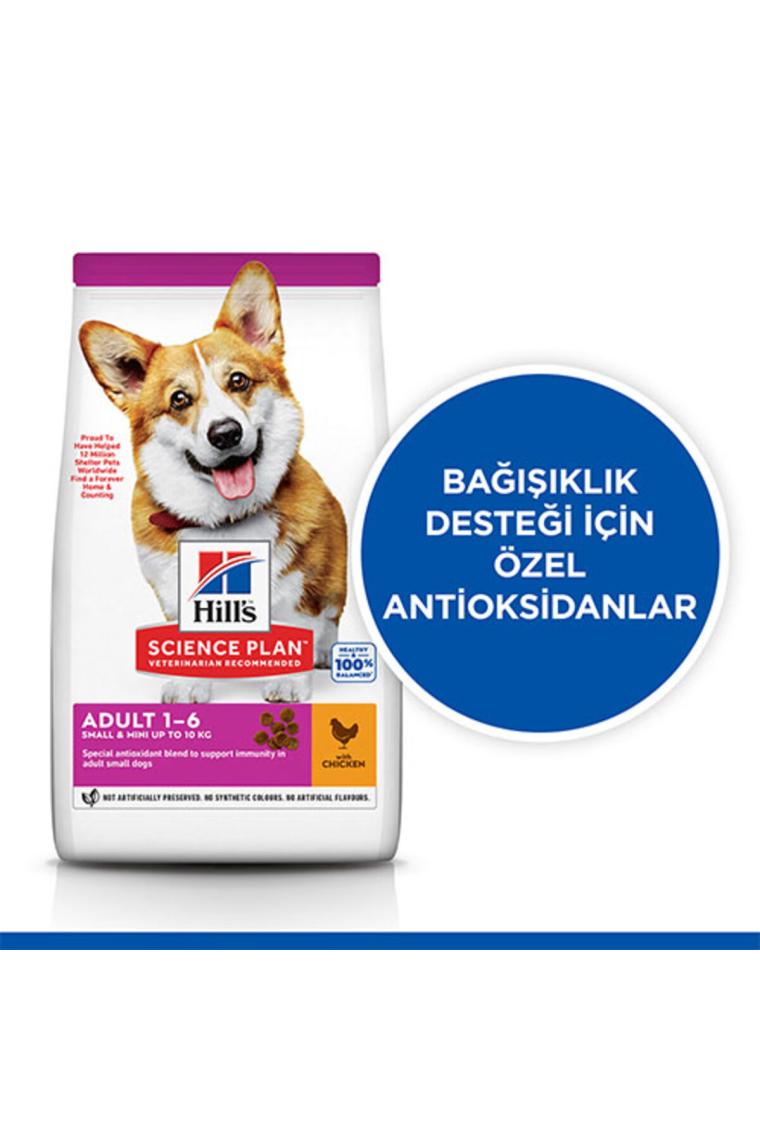 Hill's Science Plan Small Miniature Küçük Irk Tavuklu Yetişkin Köpek Maması 3 kg