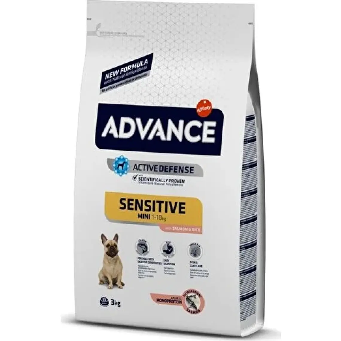 Advance Mini Sensitive Somonlu 3 kg Küçük Irk Yetişkin Köpek Maması
