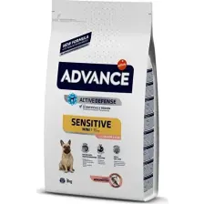 Advance Mini Sensitive Somonlu 3 kg Küçük Irk Yetişkin Köpek Maması