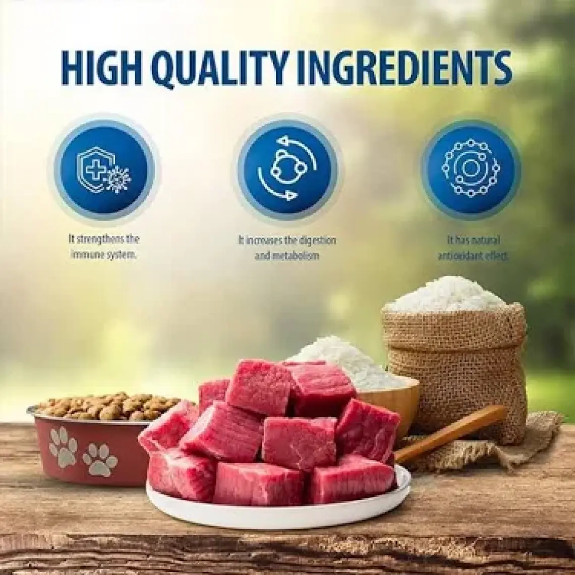 Reflex  Plus Yüksek Aktiviteli Yetişkin Köpekler İçin Dana Etli Köpek Maması 3 Kg