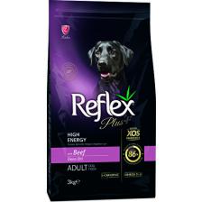Reflex Plus Yüksek Aktiviteli Dana Etli 3 kg Yetişkin Köpek Maması