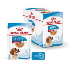 Royal Canin Medium Puppy Gravy Yavru Köpek Yaş Maması 140 gr x 10 Adet