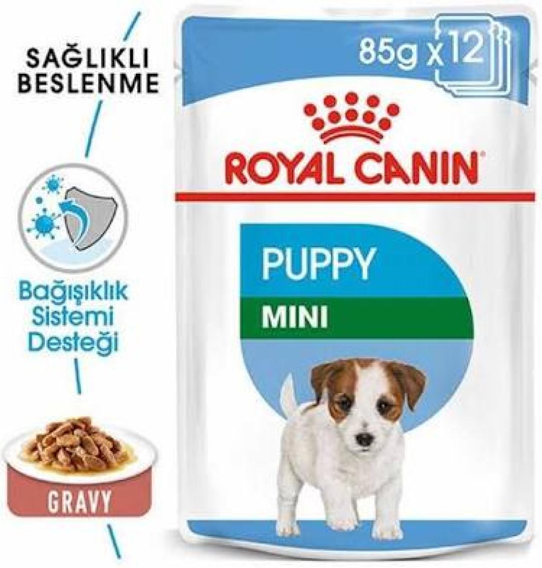 Royal Canin Mini Puppy Pouch Küçük Irk Yavru Köpek Yaş Mama 85 G x 12 Adet