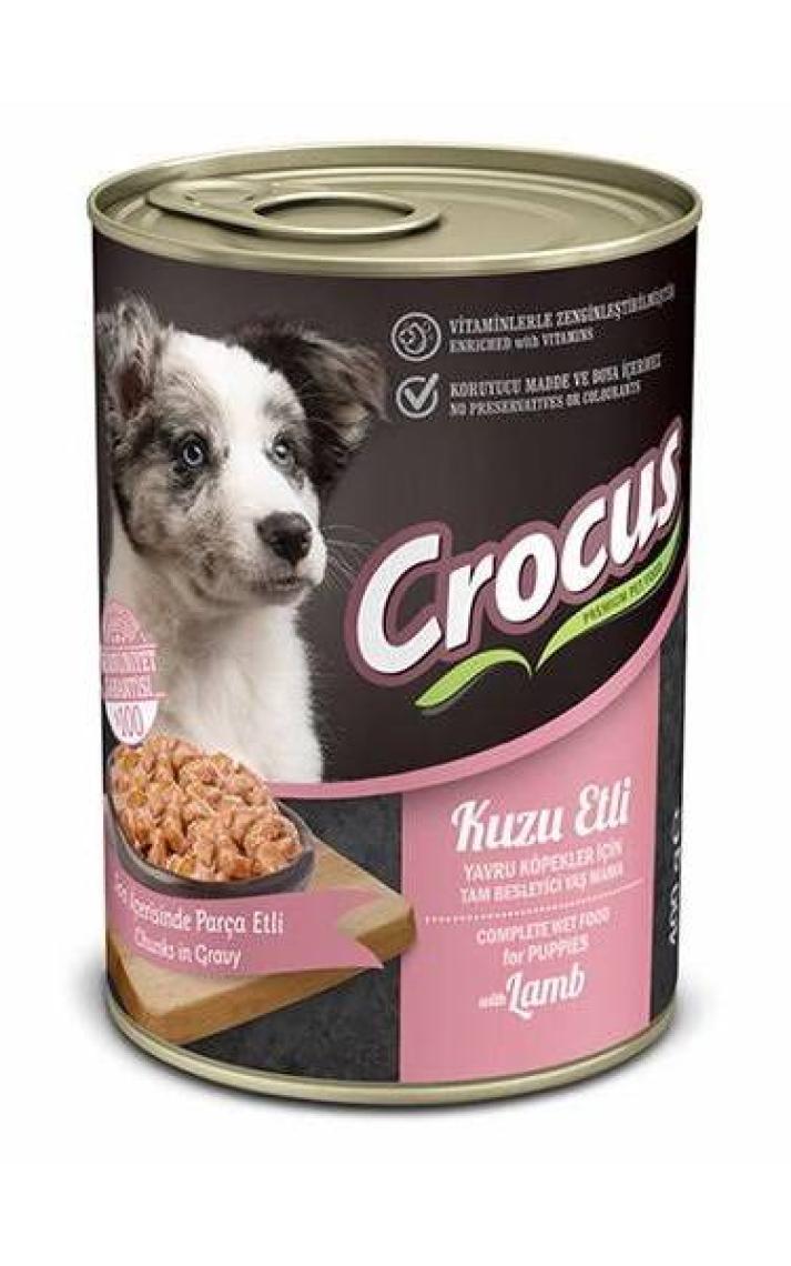 Crocus Kuzu Etli Yavru Yaş Köpek Maması 400 Gr
