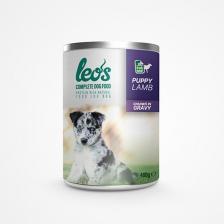 Leos Kuzu Parça Etli Soslu Yavru Köpek Konservesi 24x400 Gr