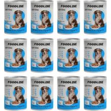 Foodline Kuzu Etli Yavru Köpek Konservesi 400 gr x 12 Adet