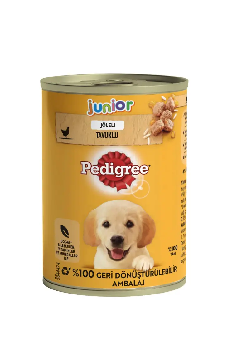 Pedigree Junior Tavuklu Yavru Konserve Köpek Maması 400 Gr