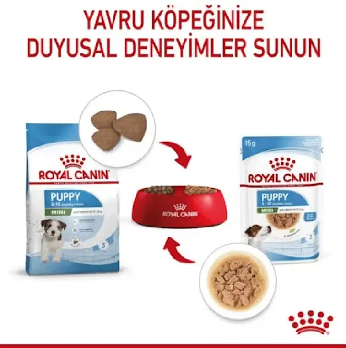 Royal Canin Pouch Mini Puppy Yavru Köpek Yaş Maması 85 gr - 6 Al 5 Öde