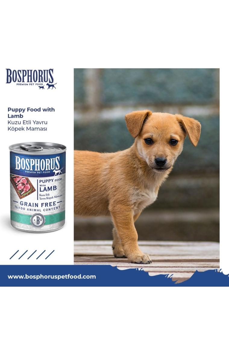 Bosphorus Kuzu Etli  Konserve Yavru Köpek Maması x 24 Adet