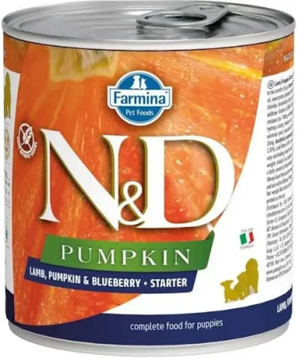 N&D Pumpkin Balkabaklı Kuzu Etli Anne ve Yavru Konserve Köpek Maması 285 Gr