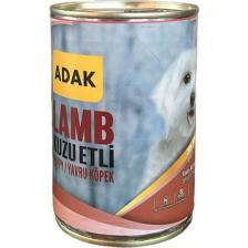 Adak Kuzu Etli Yavru Köpek Konservesi 415GR x 48 Adet