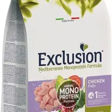 Exclusion Mediterraneo Monoprotein Düşük Tahıllı Tavuklu ve Narlı Küçük Irk Light Köpek Maması 2 kg