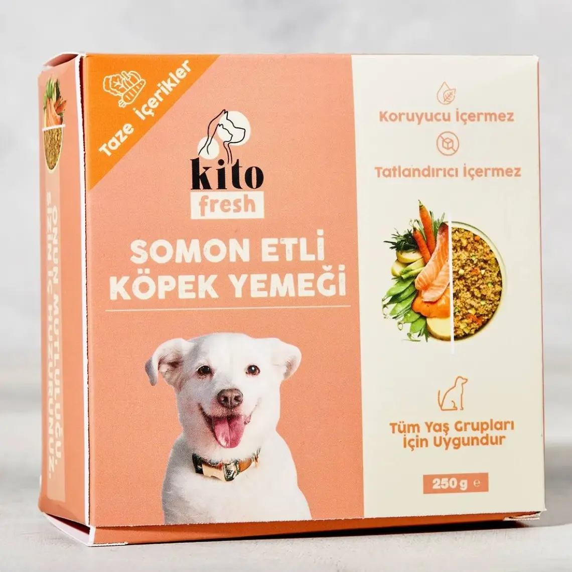 Kito Fresh Tavuk Etli Taze Köpek Yemeği, 250GR