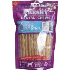 Freshy Dental Twists - Naturel Burgu Çubuk - 50'li Maxi Paket
