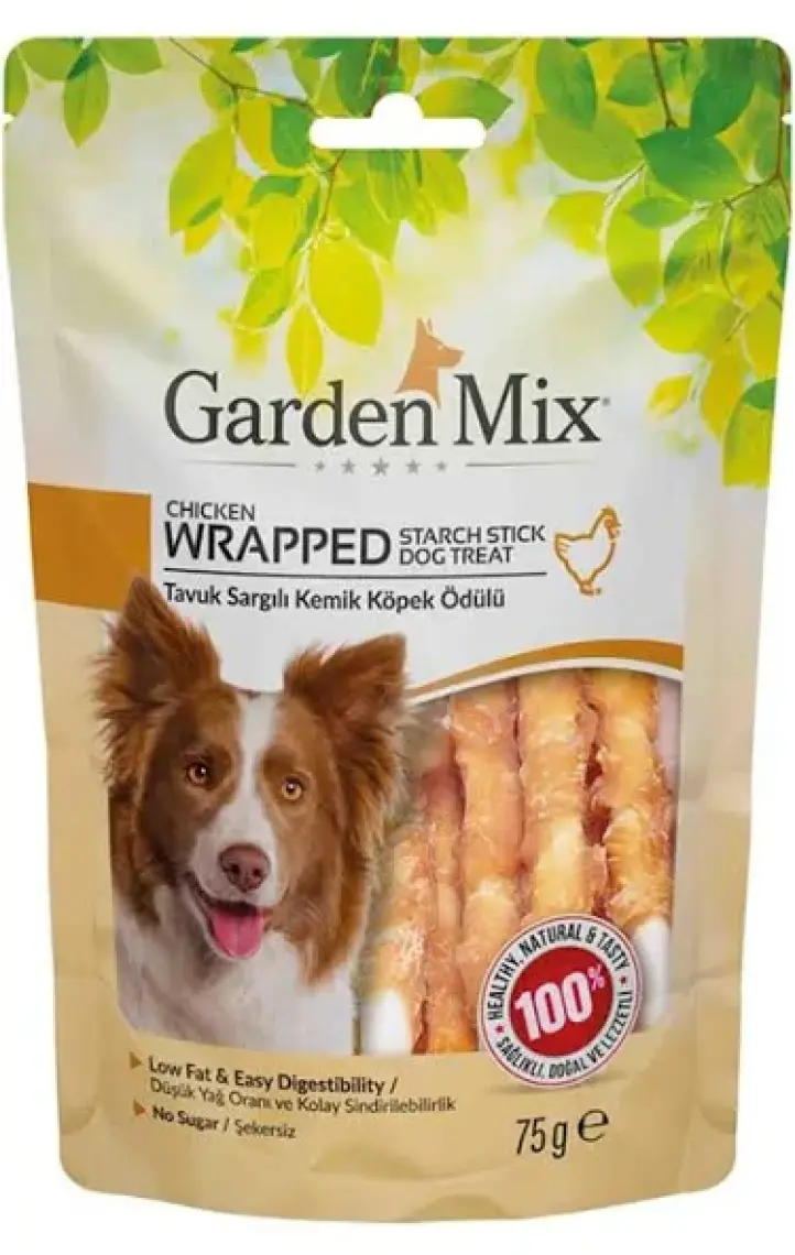 Garden Mix Sargılı Pres Kemik Köpek Ödülü 75 gr