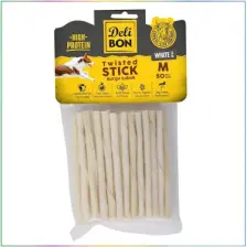 Delibon Burgu Çubuk Orta Boy 50'li Paket Beyaz