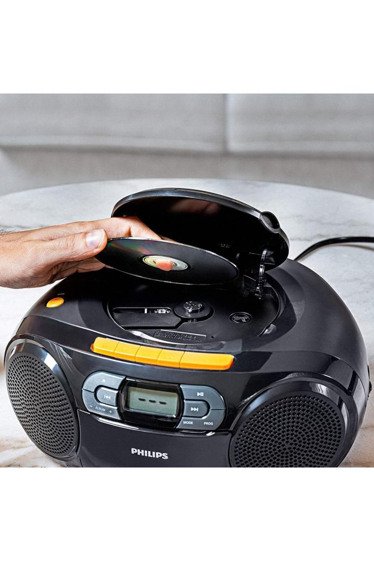 Stereo Cd Kaset Çalar, Taşınabilir Boombox, Usb, Fm, Mp3, Tape, Siyah