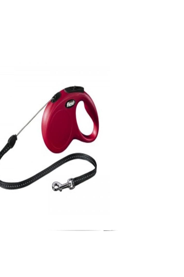 Flexi New Classic 5 m İp Medium Kırmızı Otomatik Köpek Tasması