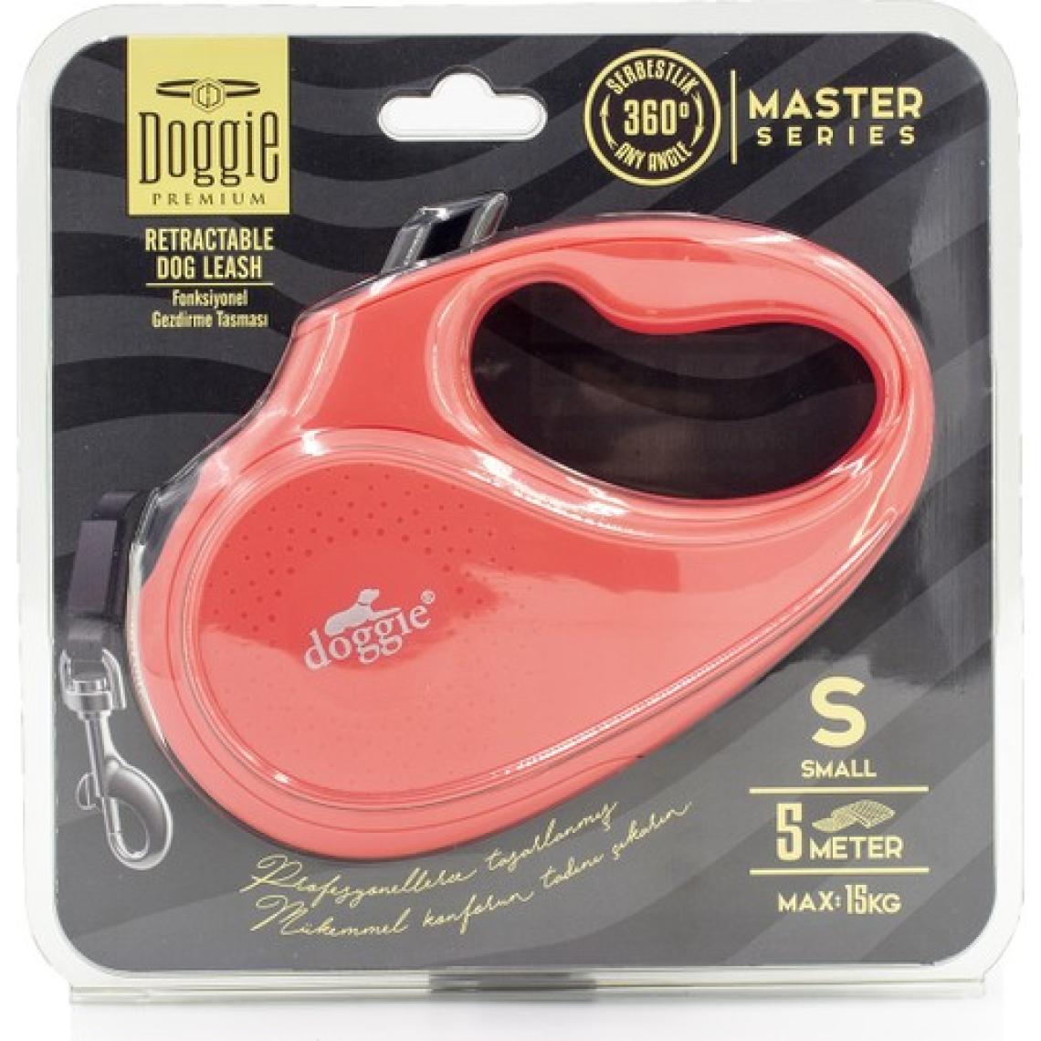 Doggie Master Seri S Otomatik Köpek Tasması - Pembe